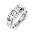 thumbnail image 1 of 14K White Gold Diamond Men's Ring, 1 of 2