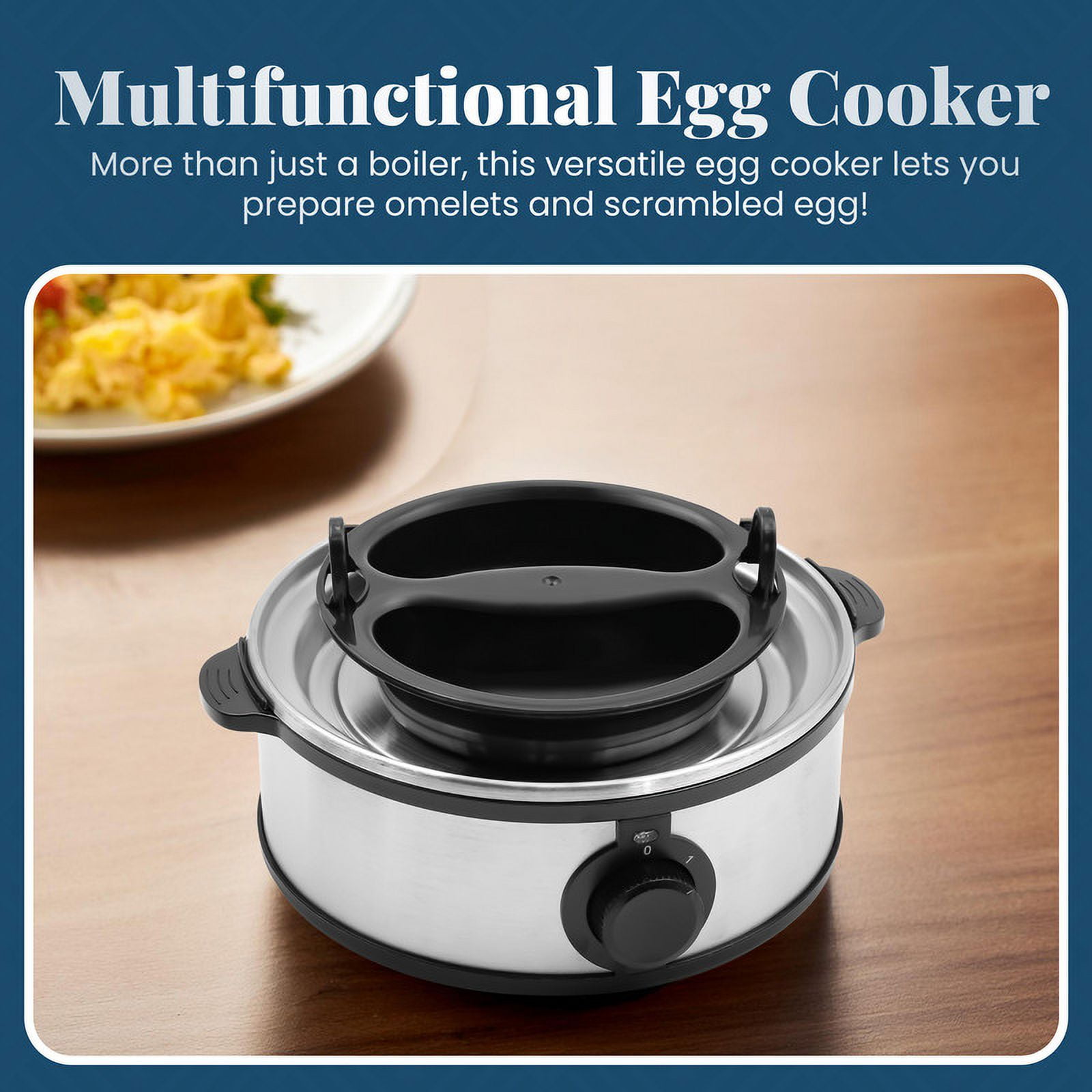 Elite Cuisine EGC865 Stainless Steel Automatic Egg Cooker