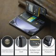 thumbnail image 7 of Dteck Case for Samsung Galaxy Z Fold  7,Magnetic PU Leather Card Slots Wallet Case with RFID Blocking Shockproof Protective Stand Phone Cover for Women Men,Black, 7 of 7