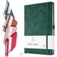 thumbnail image 1 of A5 Notebook, Notebook A5 Note Book Note Pad Journal Notebook A5 Notepad PU Leather Notebook Note Taking 200 Pages (100 Sheets)- Green, 1 of 4