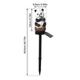 thumbnail image 3 of Solar Powered Garden Panda Lámpara 600mAh Ni-MH Batería Jardín Paisaje Decoración, 3 of 3