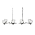 thumbnail image 2 of Aztec Lighting  8-light Brushed Nickel Halogen Linear Chandelier, 2 of 2