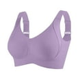 thumbnail image 2 of Zenchic Bras for Senior Women, Zenchic Bra, Seamless Sexy Push Up Wireless Bra, Anti Sagging Full Coverage Bralette Purple 42, 2 of 6