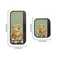 thumbnail image 5 of ZIATUBLES Capybara Daisy Print Refrigerator Door Handle Wraps Set of 6 Lightweight Neoprene Kitchen Appliance Decor Replacement Sturdy Handle Covers Fit Fridge Microwave Oven, 5 of 7