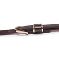 thumbnail image 3 of Beltox Women’s Skinny Leather Coffee Belt Waist or Hips Ornament Size 32, 3 of 5