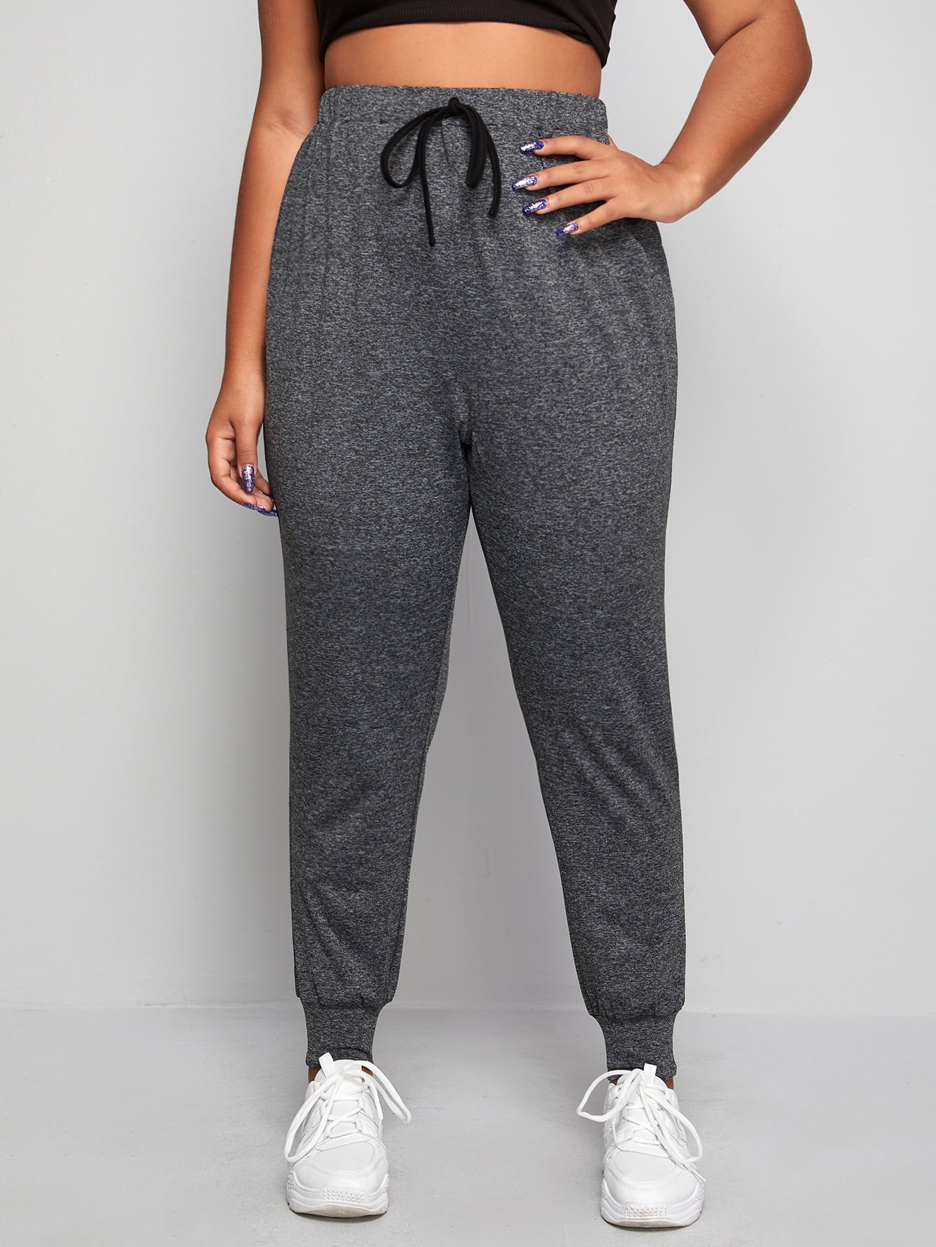 Knot Waist Sweatpants 0XL 