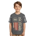 thumbnail image 2 of 250 Years 4th July 2026 T-Shirt - 250th Anniversary USA 4th Of July Fashion Novelty Summer Clothes (Big Girl 10-11 Years Dark Green), 2 of 8