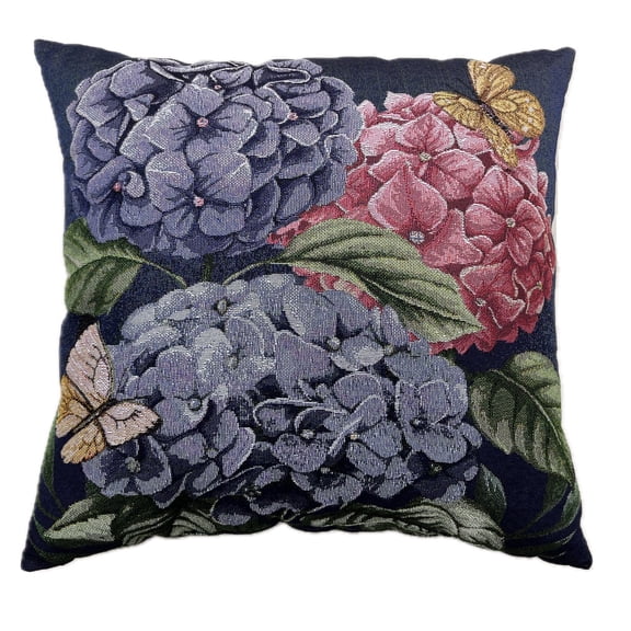 Briarwood Lane Spring Indoor Pillow 18x18 Colorful Hydrangeas For Spring Pillow