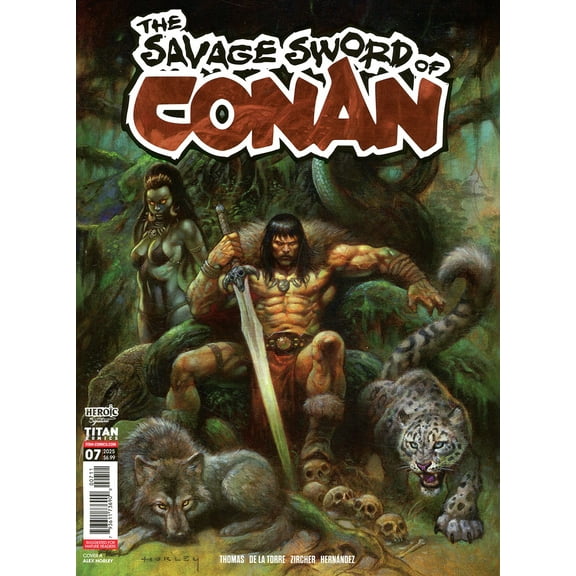 Savage Sword of Conan, The (3rd Series) #7A VF ; Titan Comic Book