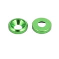 thumbnail image 2 of Unique Bargains M3 Aluminium Alloy Cup Head Engine Bay Bumper Washer Green 20Pcs, 2 of 2