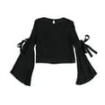 thumbnail image 2 of Womens Cold Shoulder Knit Blouse, 2 of 2