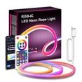 thumbnail image 2 of RGBIC Rope Lights,LED Neon Rope Light Wifi Music LED Strip Lights LED Neon Rope Light Tailored for Perfection, 2 of 10