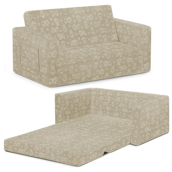 Sofá convertible a tumbona Serta Perfect Sleeper Cream