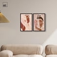 thumbnail image 3 of Abstracted Serenity Canvas Print Modern Abstract Art Set by Art Remedy, Black Frame, 10 x 15, 3 of 6
