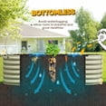 thumbnail image 6 of KING BIRD Screwless 8x3x2 ft Raised Garden Bed Galvanized Steel Planter Garden Box for Outdoor Gardening Vegetables Flowers Olive Green, 6 of 10