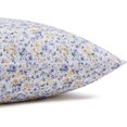 thumbnail image 4 of ZMLEVE Lightweight Super Soft Easy Care Microfiber Bed Sheet Set with 14" Deep Pockets - Twin, Blue Floral, 4 of 6