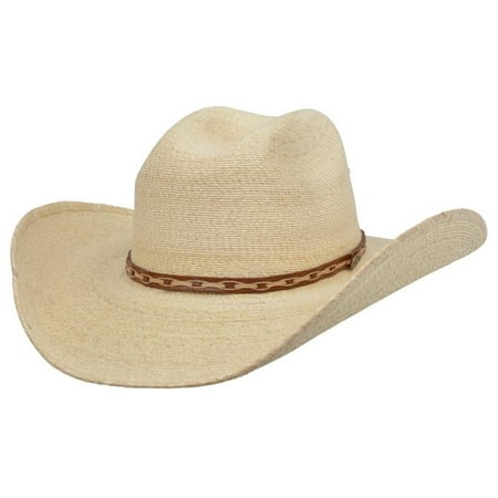 3D Belt D28575-7.125 4 in. Blackfoot Palm Idaho Crown Cowboy Hat - Size ...