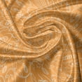 thumbnail image 5 of Ambesonne Harvest Window Valance, Pumpkin Leaves Swirls, 54" X 12", Orange White, 5 of 5