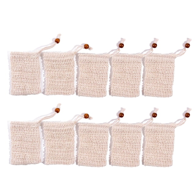 Espalte de espuma reutilizable reutilizable antideslizante cara de piel de limpieza profundo bolsa de malla de malla interior inodoro burbuja accesorios accesorios 10 piezas Inevent HA059463-00