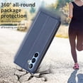 thumbnail image 6 of Decase Cover For Samsung Galaxy S23 Plus, Shockproof PU Leather Book Folding Flip Folio Case with Card Holders Kickstand Magnetic Closure TPU Inner Shell Protective Cover for Women Men, blue, 6 of 6