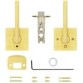 thumbnail image 7 of Kwikset 730Hflsqtv1 Halifax Privacy Door Lever Set - Brass, 7 of 7