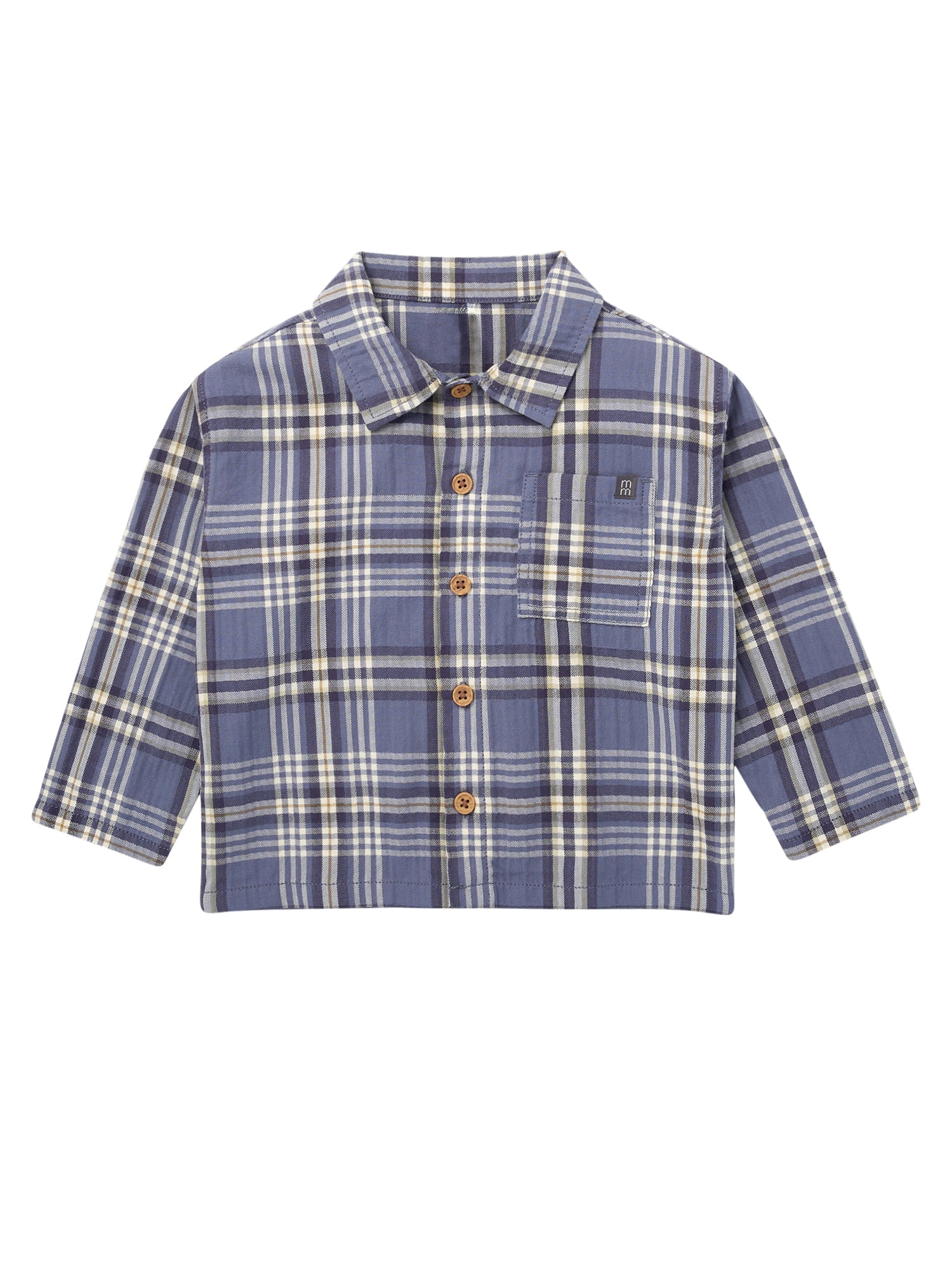 Modern Moments by Gerber Toddler Boy Button Down Shirt and Cargo Jogger Outfit Set, Sizes 12 Months - 5T
