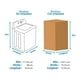 thumbnail image 4 of Lavadora Mabe 19 kg Tapa de Cristal Blanco, 4 of 4