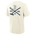 thumbnail image 3 of Men's Fanatics Cream Boston Red Sox Nostalgia Stadium Slub T-Shirt, 3 of 3