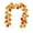 C004- Style D, variant on Fall Halloween Garland, 71 Inch Faux Pumpkin Sunflower Berry Fall Vine, Artificial Maple Leaf Floral Décor, Front Door Porch Indoor Outdoor Home Decoration