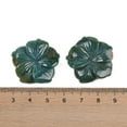 thumbnail image 3 of 5pcs Natural Indian Agate Carved Pendants Flower Charms 28.5x29.5x5mm Hole: 1.2mm, 3 of 3