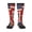 3 Black, variant on America British Flag Knee High Socks for Women Long Leg Warmers Socks