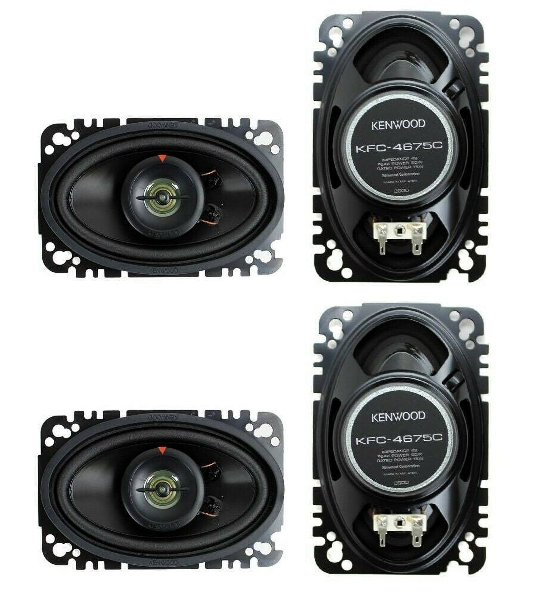 Kenwood KFC-4675C 2-Way Coaxial Car Speaker System 120W 4x6'' - image 3 of 4