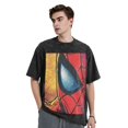 thumbnail image 2 of Spider-Man 230g Vintage Washed Drop Shoulder T-Shirt - Iron On, 2 of 7