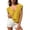 Yellow, variant on Cap Sleeve Tops for Women Casual Fashion Loose V Neck Blouses Lightweight Loungewear Elastic Shirts