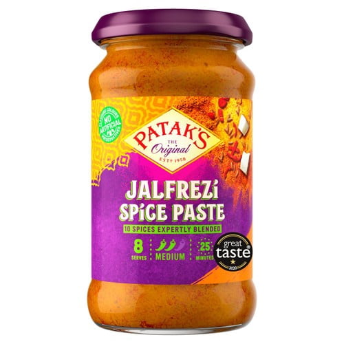 Patak's Jalfrezi Spice Paste 283g, British Import (Pack of 2)