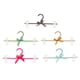 thumbnail image 4 of Elegantes perchas de metal con cuentas de perlas, exquisitas perchas para ropa y pantalones con clip Gris, 4 of 9