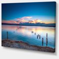 thumbnail image 2 of Bright Blue Sky and Blue Waters - Seashore Canvas Art Print, 2 of 4