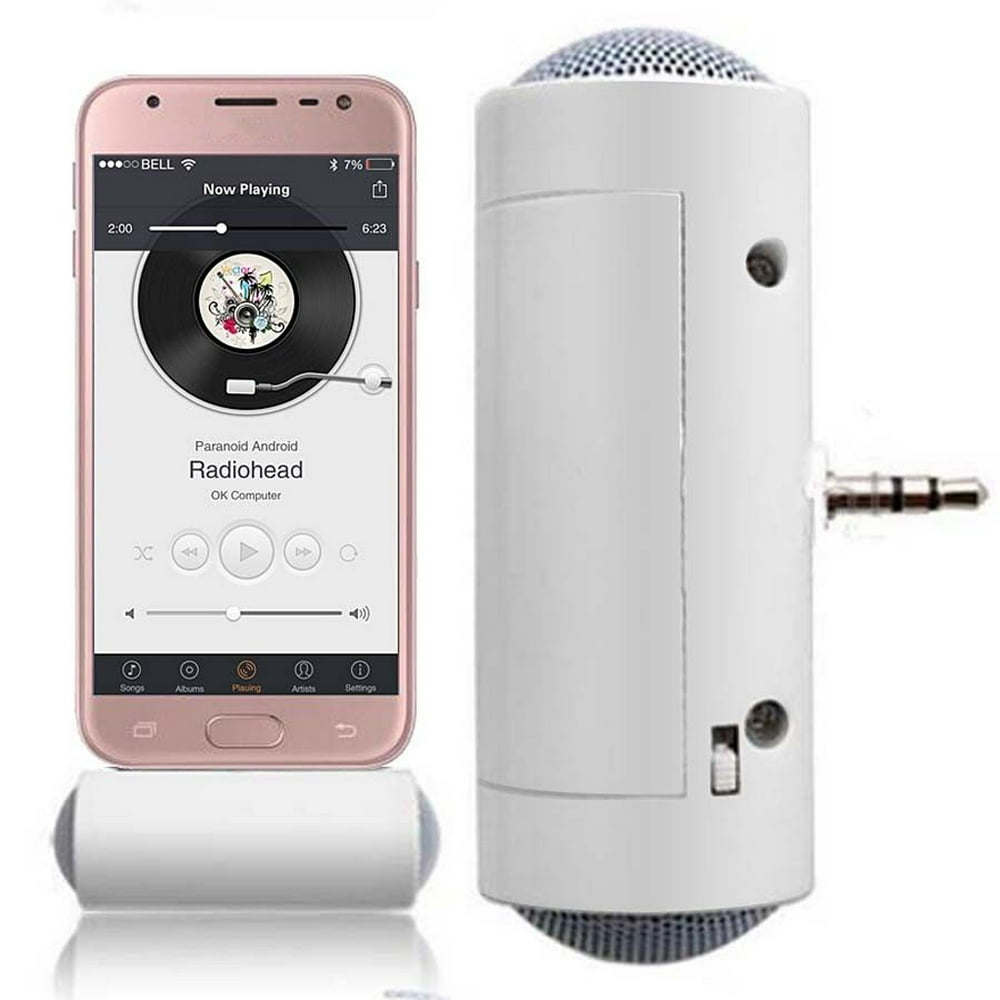 3.5mm Direct Insert Stereo Mini Speaker MP3 Music Player Loudspeaker for Mobile Phone Tablet PC