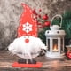 thumbnail image 3 of Advancent Muñeco de Papá Noel de Feliz Navidad de madera, decoración de dibujos animados, barba, adorno de mesa, pequeño accesorio, colección Kits de decoración para fiestas rojo Advancent HA009124-01, 3 of 6