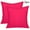 Rose Red, variant on 2Pcs Decorative Solid Color Throw Pillow Simple Square Covers Cushion Case Indoor Living Room Outdoor Garden Shell Pillow Case for Car Sofa Bed Couch