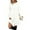 White, variant on Autumn Winter Office Women Dresses 2025 Women's Clothing Casual Button Long Sleeve Medium Long Styles Loose Simplicity Dress Date Night Streetwear Vestidos Black L