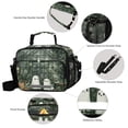 thumbnail image 3 of FORMRS Student Insulated Lunch Bag with Shoulder Strap Reusable Cooler Box for School, Cute Ghosts Playing, 3 of 9