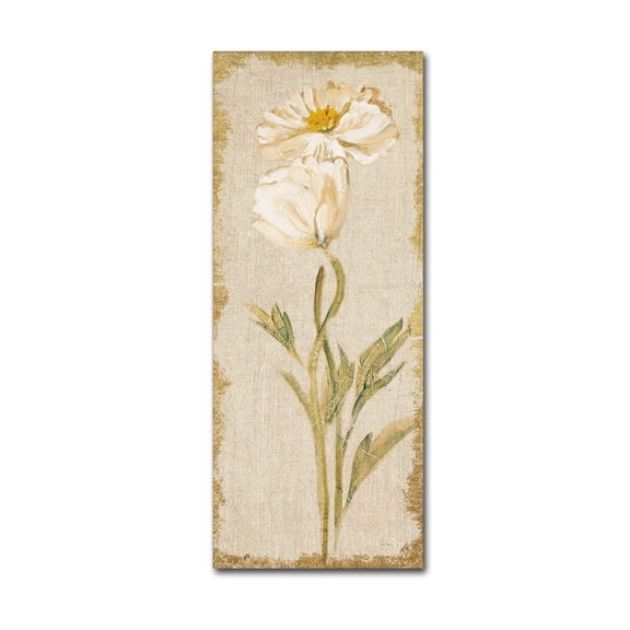 Trademark Fine Art 'Cosmo Panel on White Vintage v2' Canvas Art by Cheri Blum