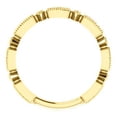 thumbnail image 2 of FB Jewels 14K Yellow Gold Beaded Stackable Ring, 2 of 3