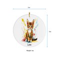 thumbnail image 5 of Personalized Chausie Hybrid Cat Christmas Ornament, Customized Ornament with Cat Name, Christmas Ornament, Gift for Mother's day, Father's day, Christmas, Birthday, Gift for Cat Lover, 5 of 5