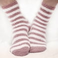 thumbnail image 5 of 12 Pairs Bulk Assorted Super Soft Warm Microfiber Cozy Home Socks - Assortment S1, 5 of 5
