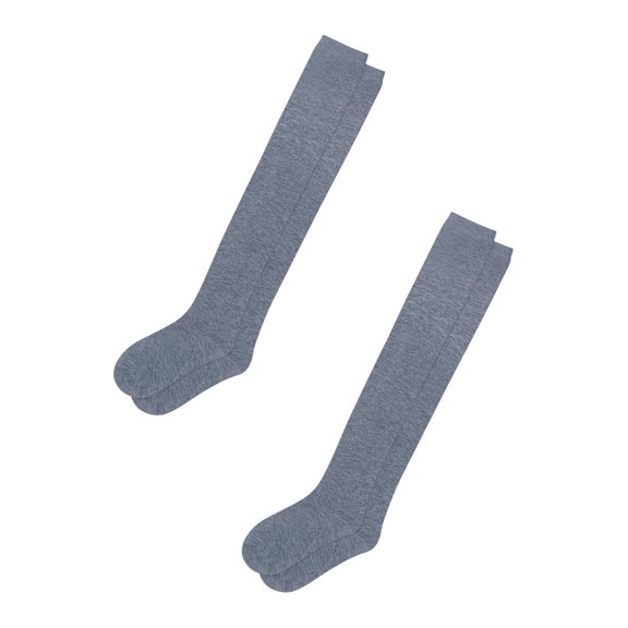 Allegra K Women's Elastic Cuffs Stretchy Over Knee Thigh High Socks