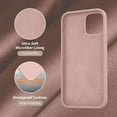 thumbnail image 5 of [5 in 1] Designed for iPhone 12 Case, for iPhone 12 Pro Case, with 2 Screen Protectors + 2 Camera Lens Protectors, Shockproof Silicone Case with Microfiber Lining, Pinksand, 5 of 11