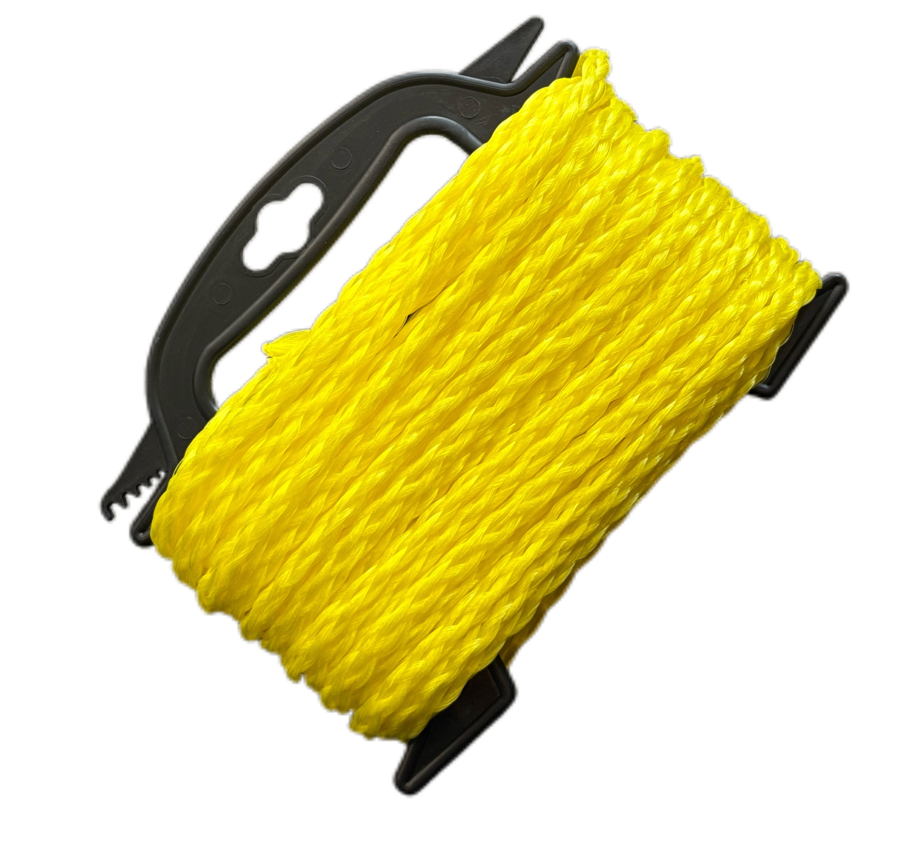 Hyper Tough 3/8 inch x 50 feet Yellow Polypropylene Hollow Braided Rope