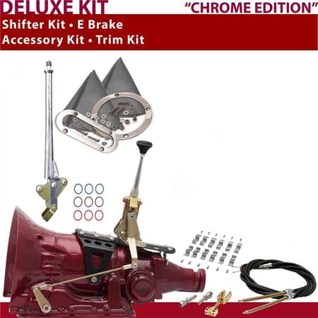 American Shifter AOD Shifter Kit 6 in. E-Brake Cable Clamp Trim Kit for C82A0